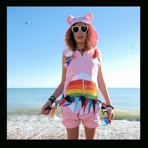 Care Bear Romper - Cheer Bear Onesie